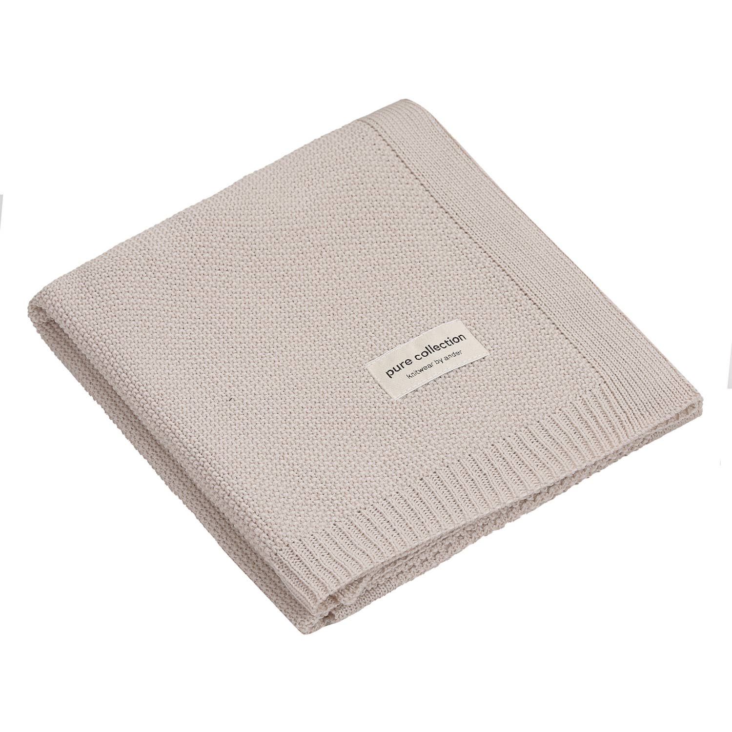 Babydecke aus 100 % Merinowolle - gestrickt ABACO