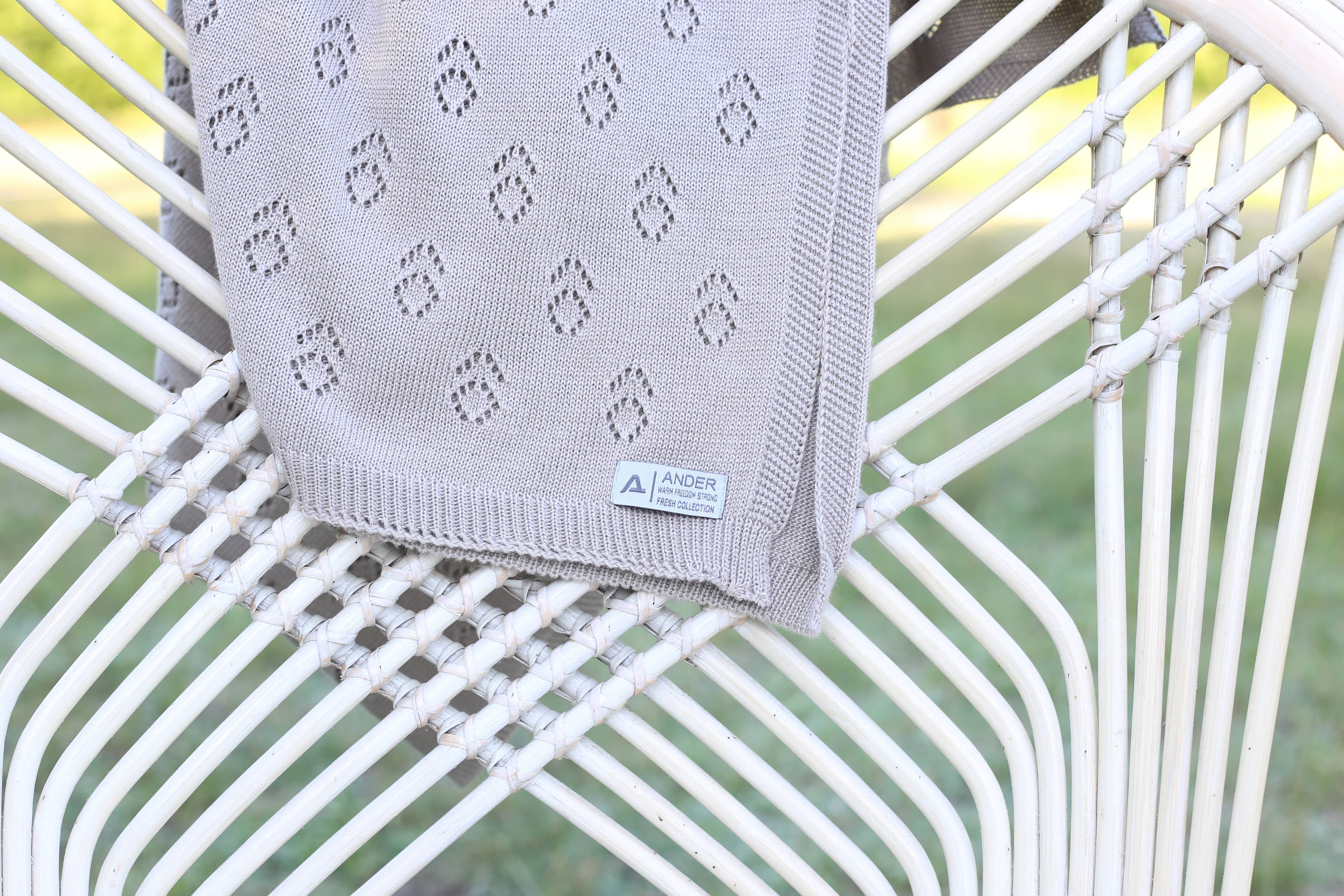 Kinderwagendecke „Adalberto“ - 100% Baumwolle, weich und warm