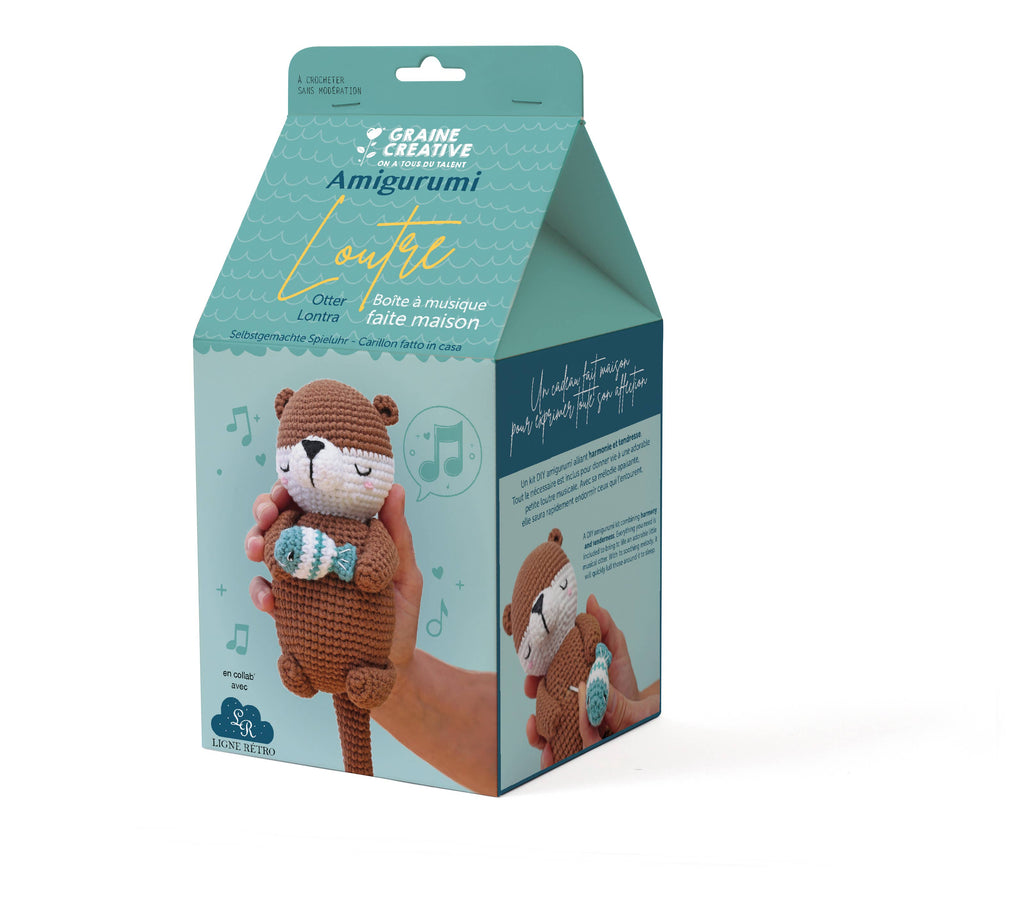 Graine Creative Häkel-Set Otter - komplettes Bastelset