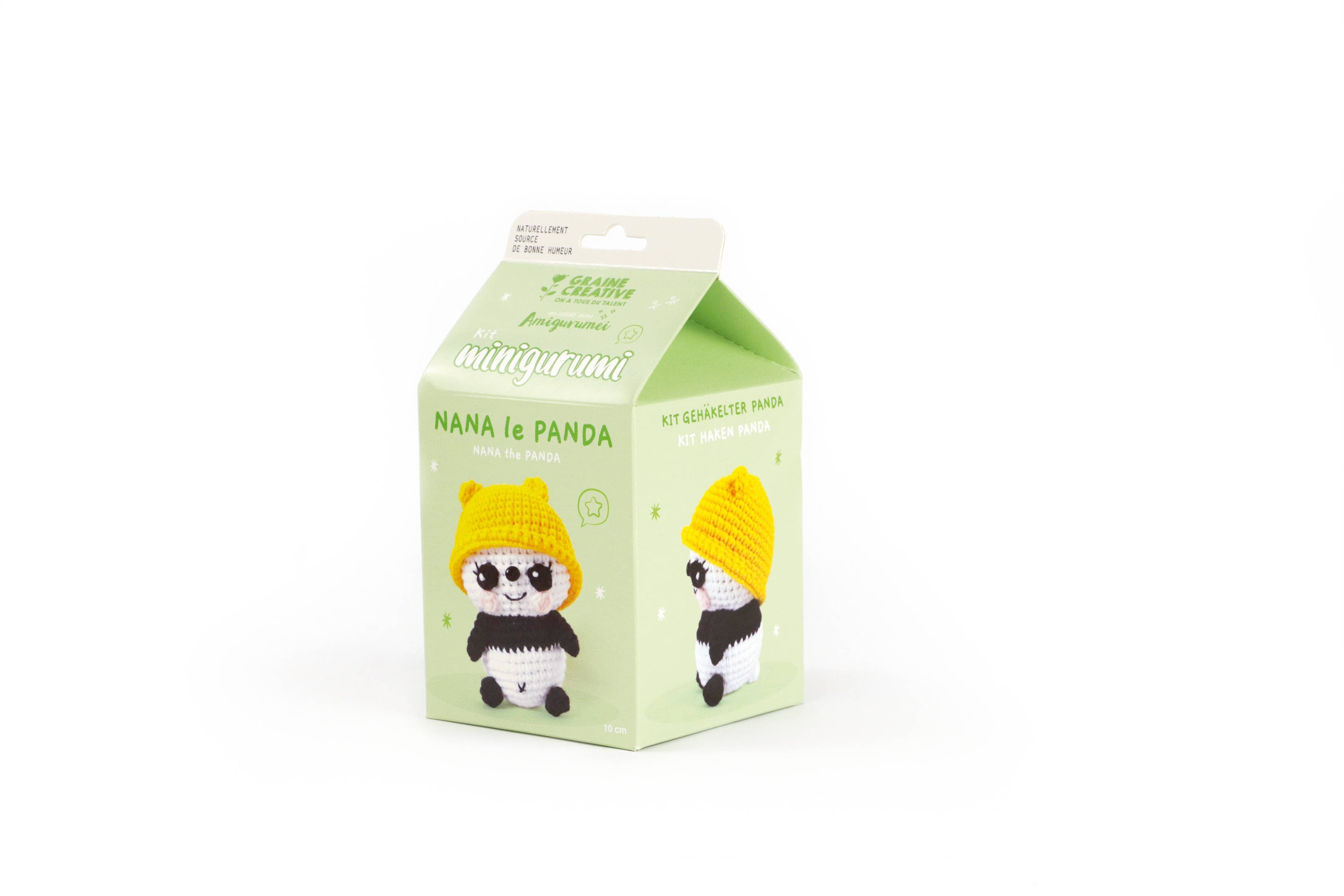 Graine Créative Nana der Panda – komplettes Häkel-Bastelset