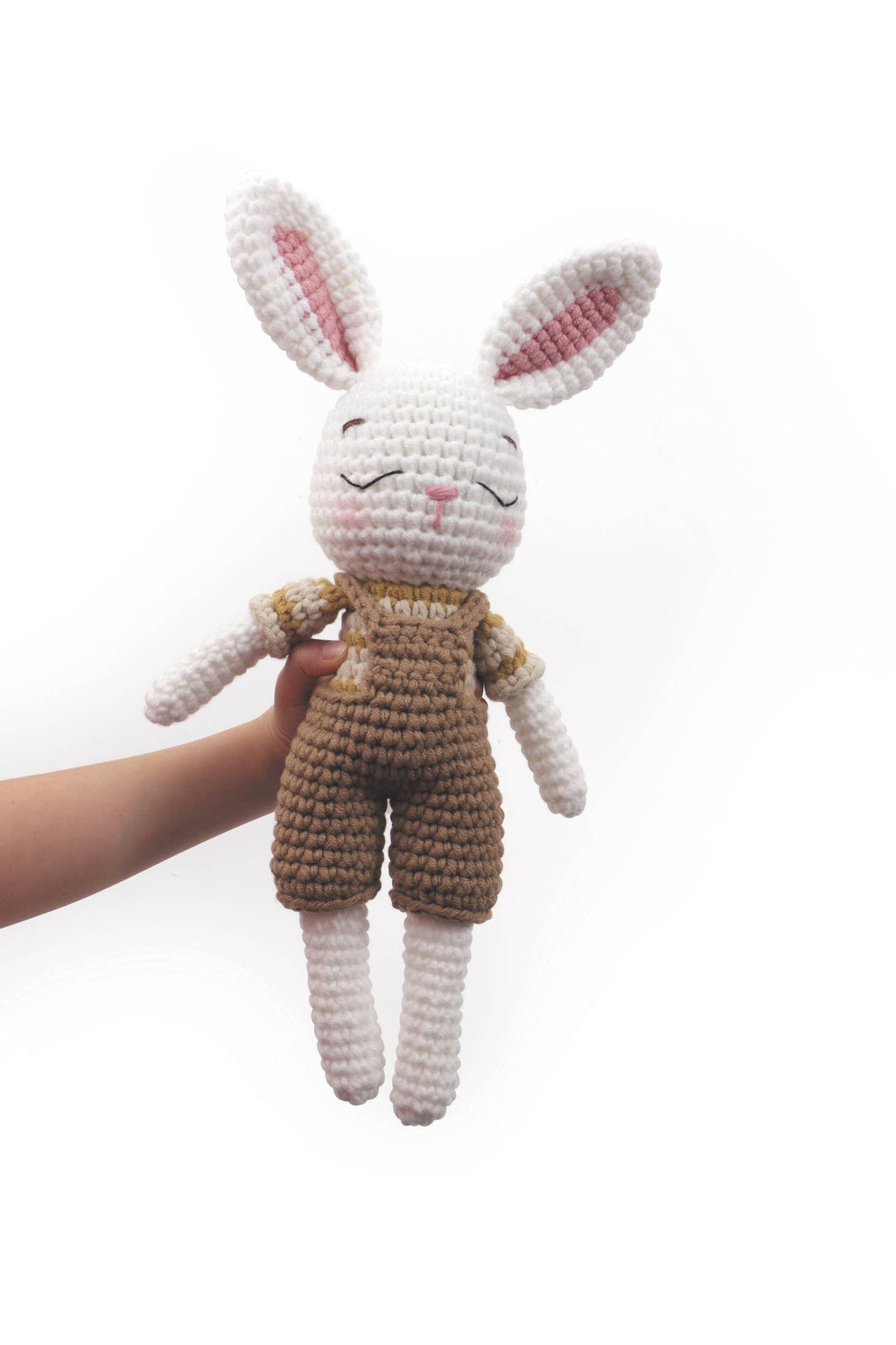 Gurumi Hase – großes Amigurumi Kuscheltier fertig gehäkelt