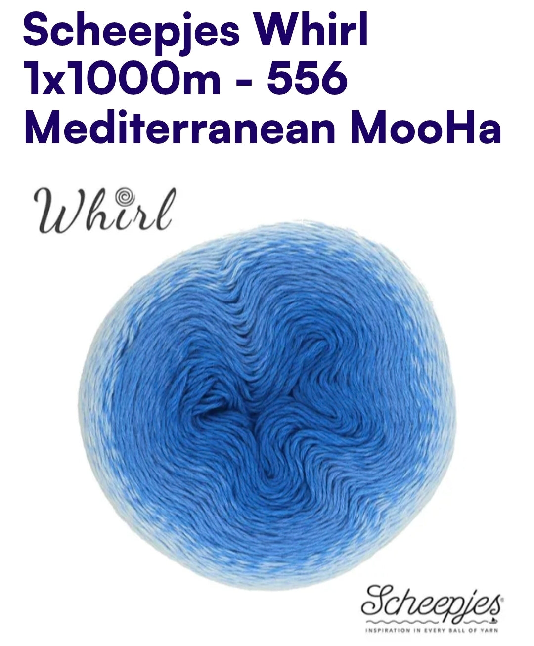 Scheepjes Whirl 1000m Farbverlaufsgarn 556 MooHa