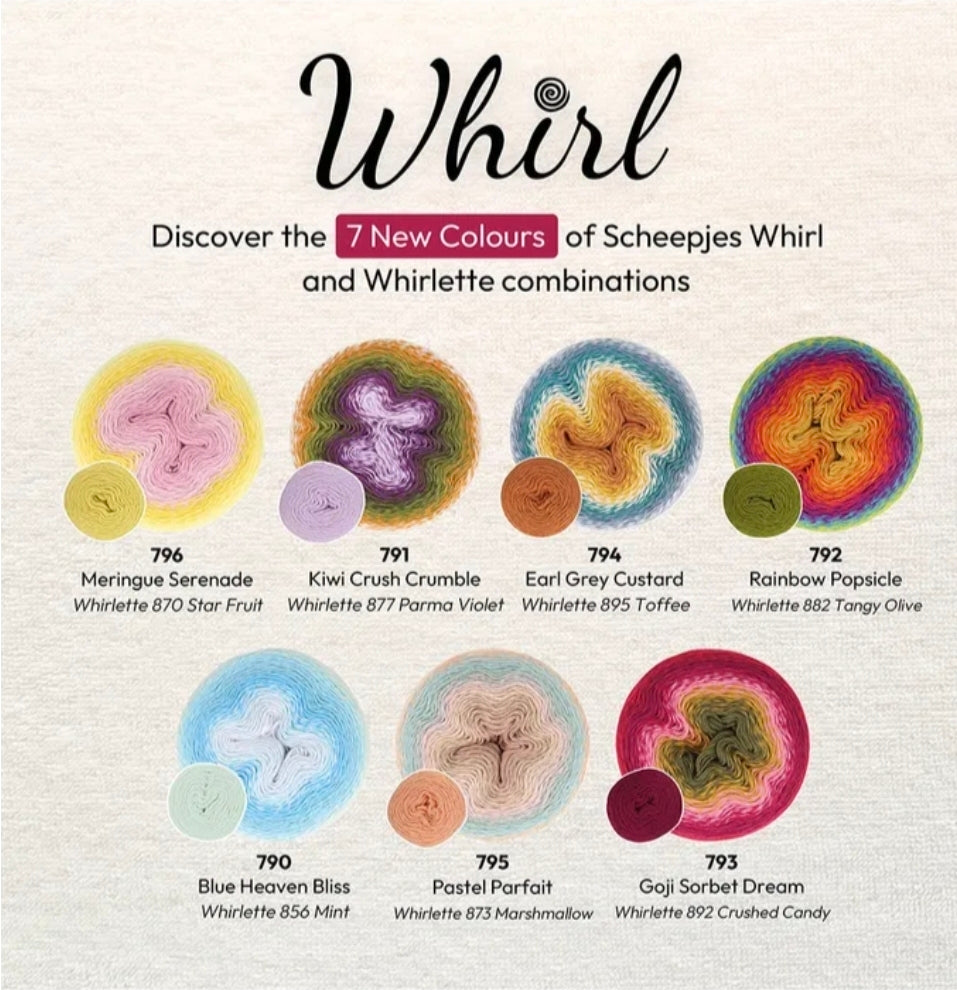 Scheepjes Whirl 1000m - Farbverlaufsgarn