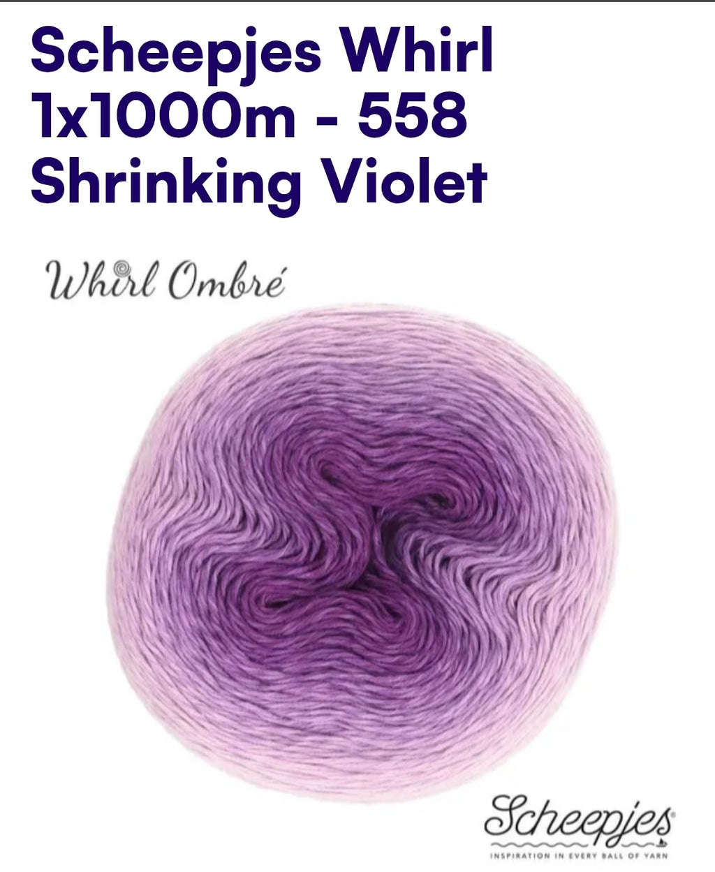 Scheepjes Whirl 1000m - Farbverlaufsgarn