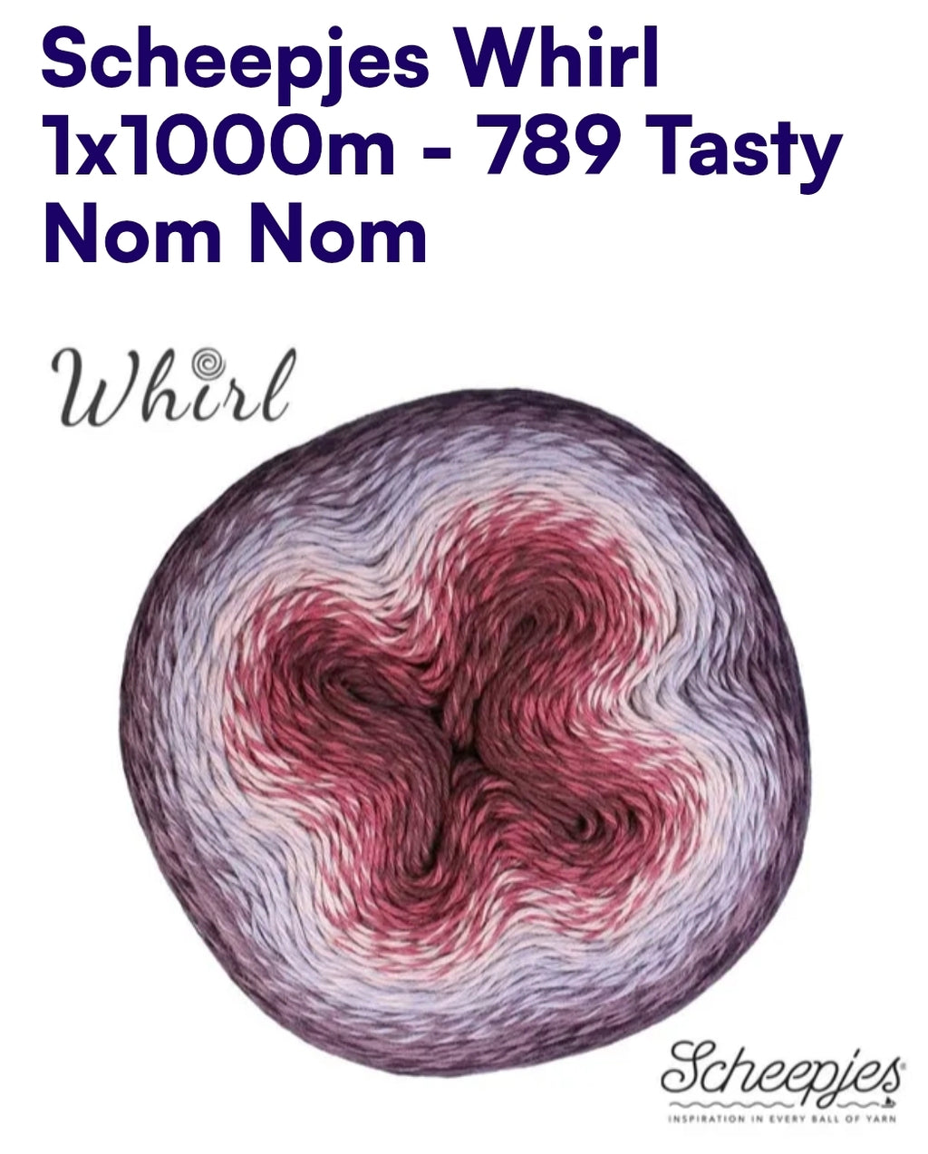 Scheepjes Whirl 1000m - Farbverlaufsgarn