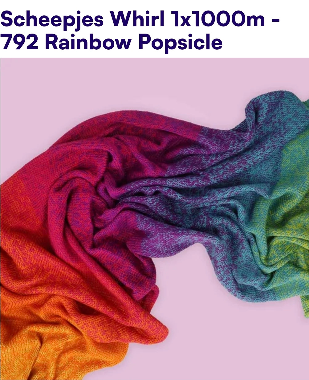 Scheepjes Whirl 1000m - Farbverlaufsgarn
