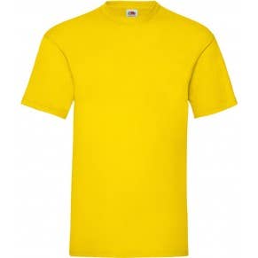 Fruit of the Loom T-Shirt in Gelb