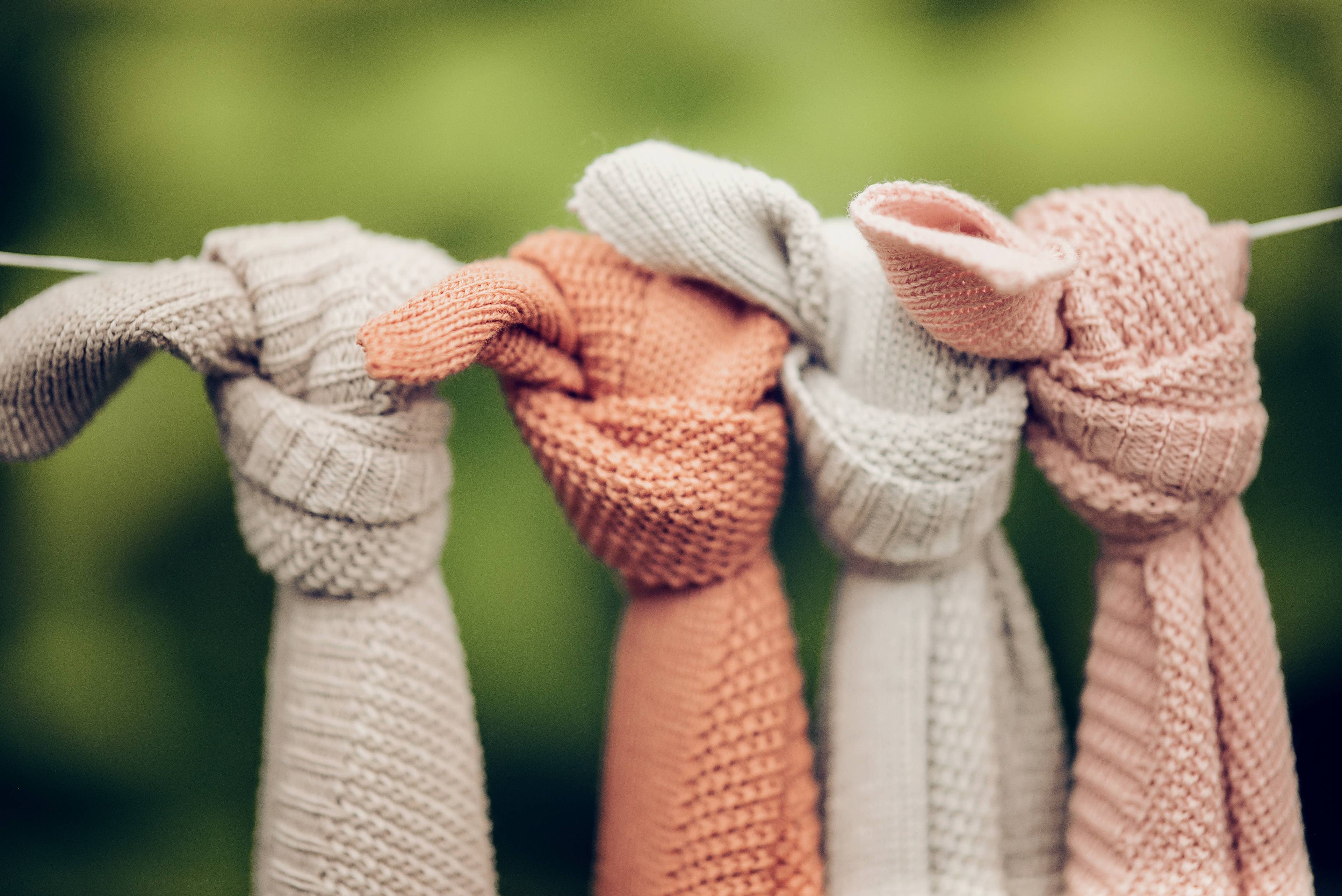 Babydecke aus 100 % Merinowolle - gestrickt ABACO