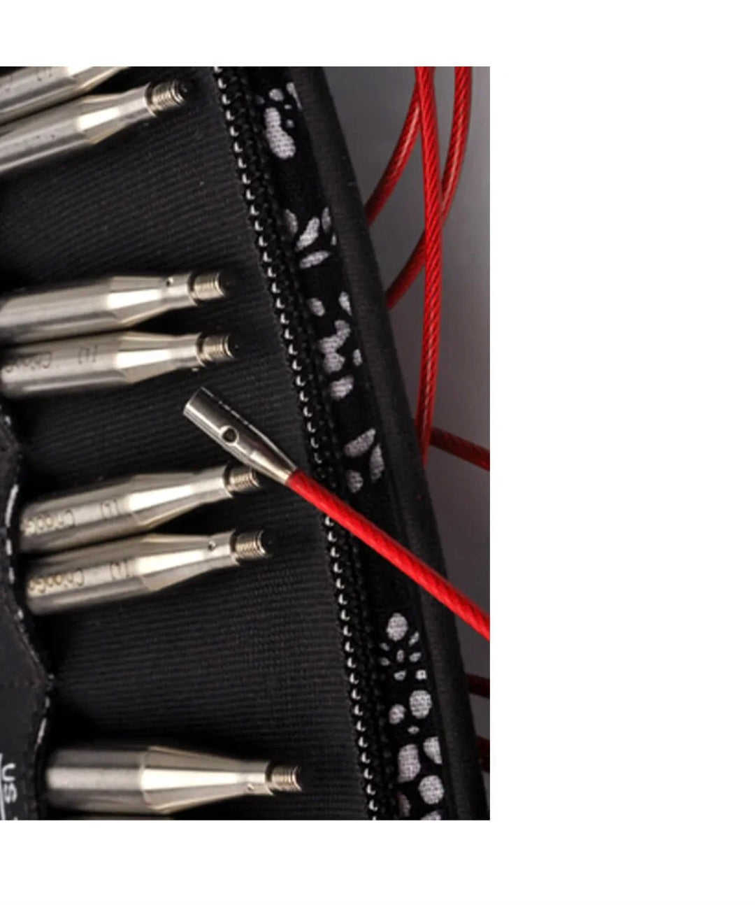 Chiaogoo TWIST RED LACE Set 10cm - Auswechselbare Nadelspitzen